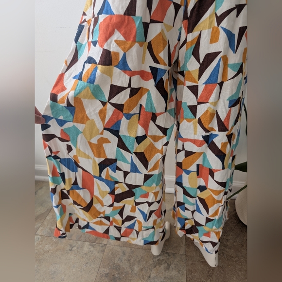 Maeve The Colette Wrap Jumpsuit by Linen Edition - Picture 7 of 12